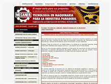 Tablet Screenshot of lineasindustriales.mecaner.com.ar